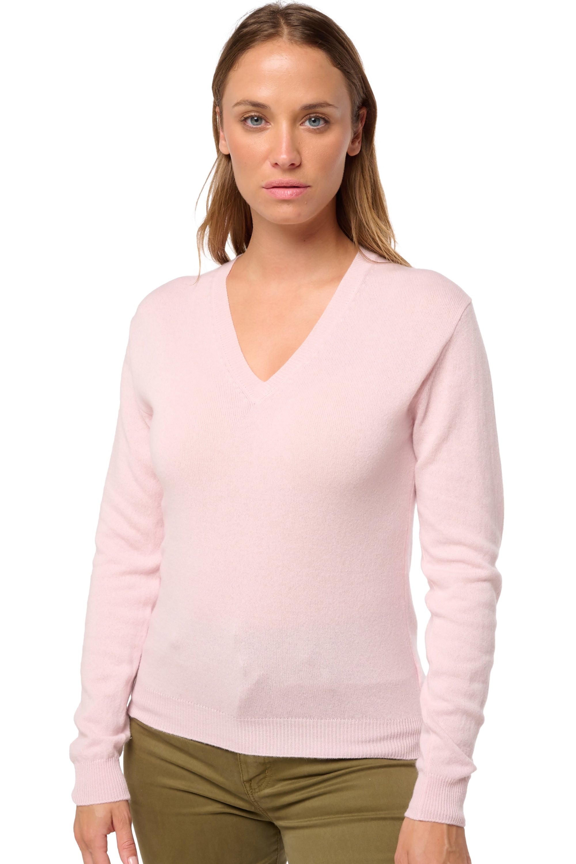 Tessa in cashmere donna - pale blossom - Mahogany