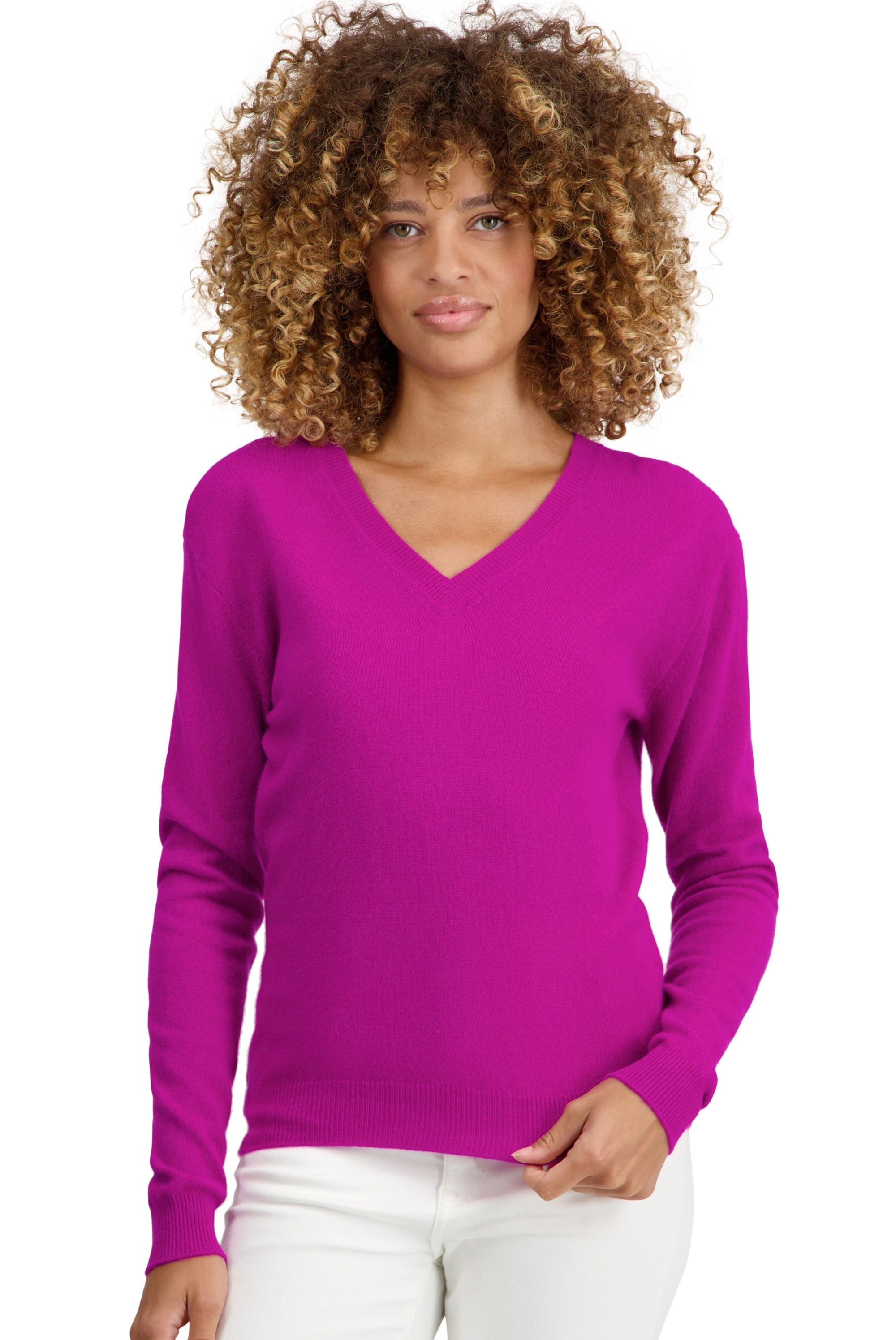 Tessa in cashmere donna - radiance - Mahogany