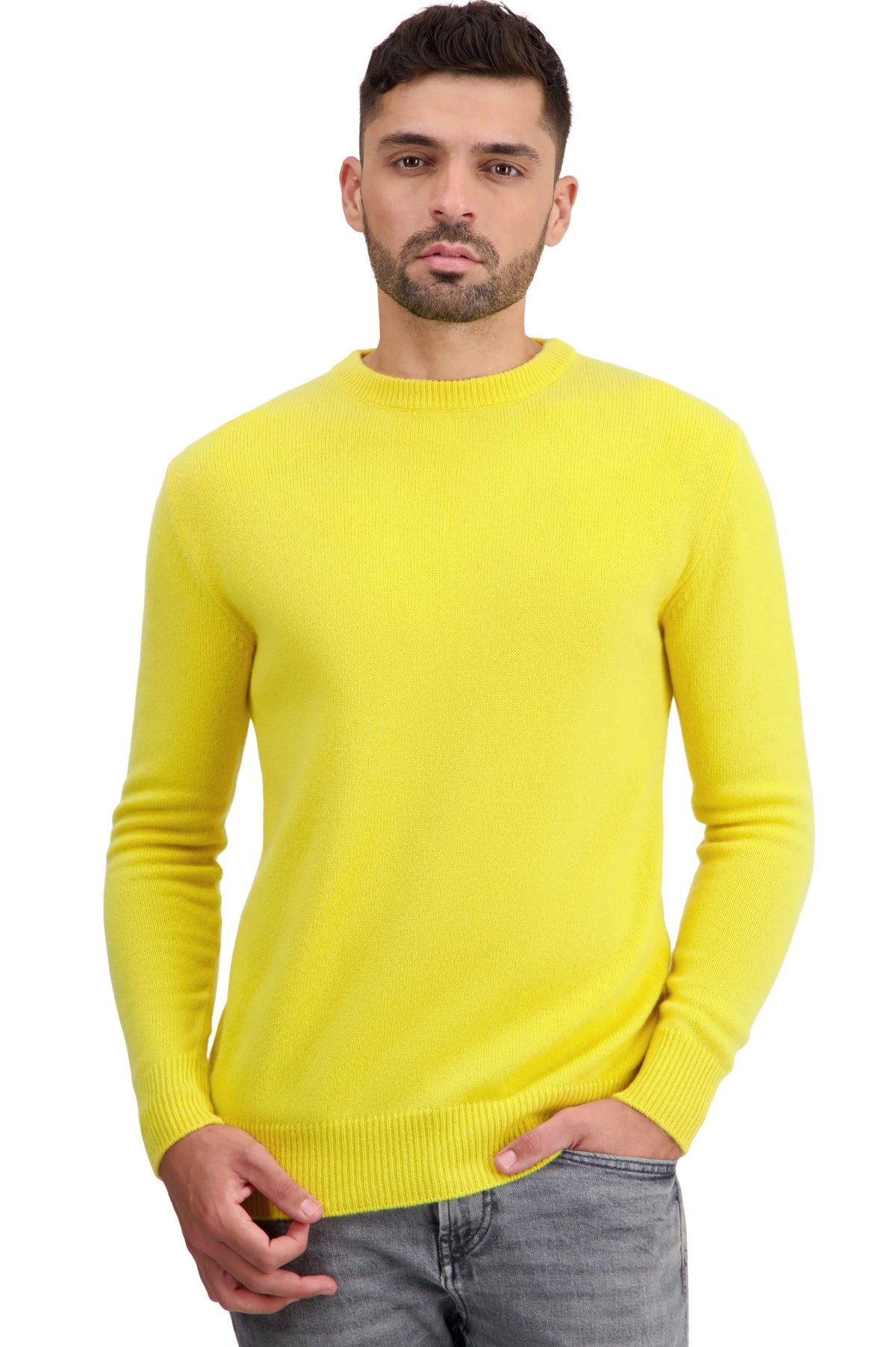 Touraine in cashmere uomo - daffodil - Mahogany