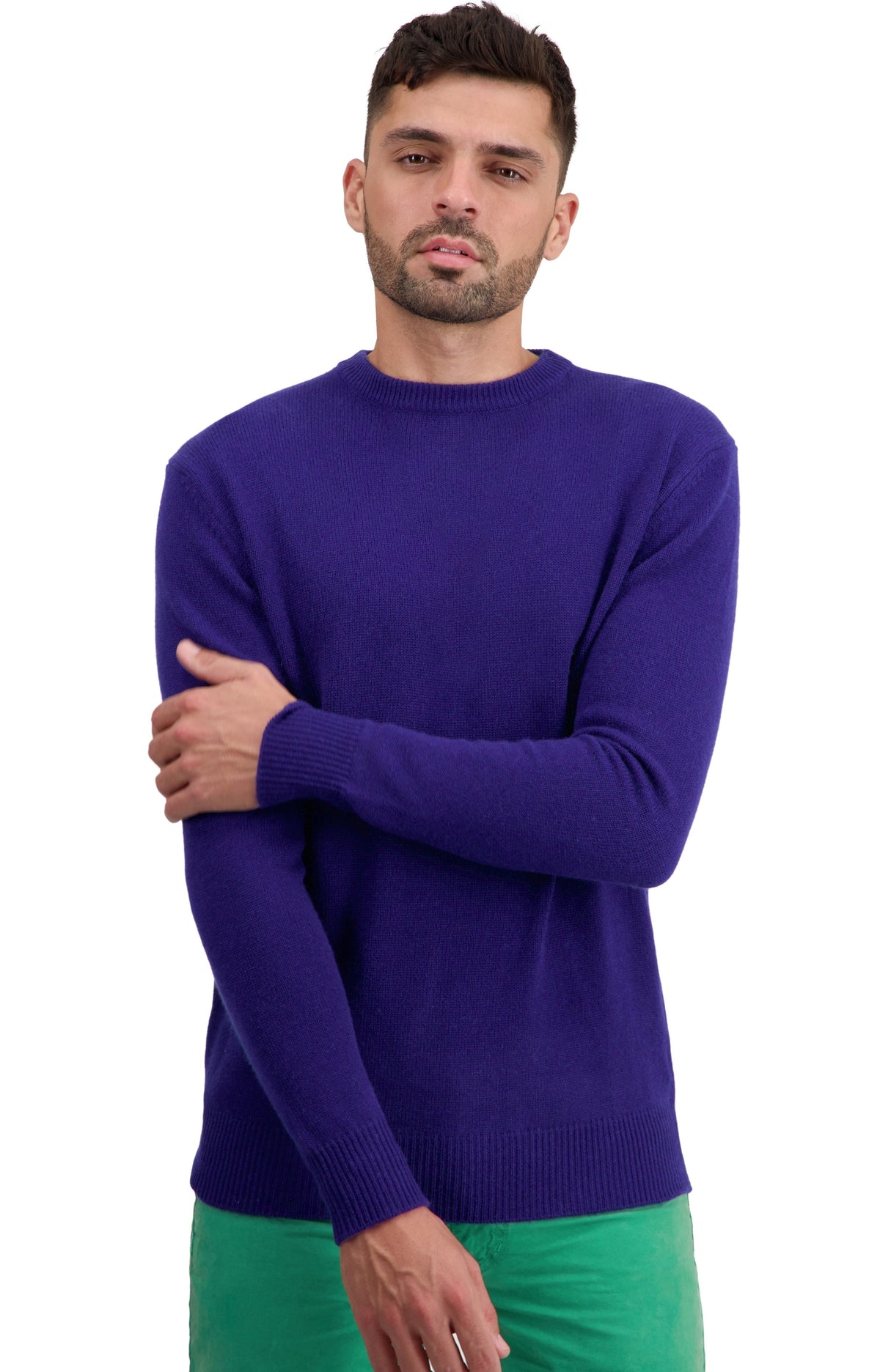 Touraine in cashmere uomo - french navy - Mahogany