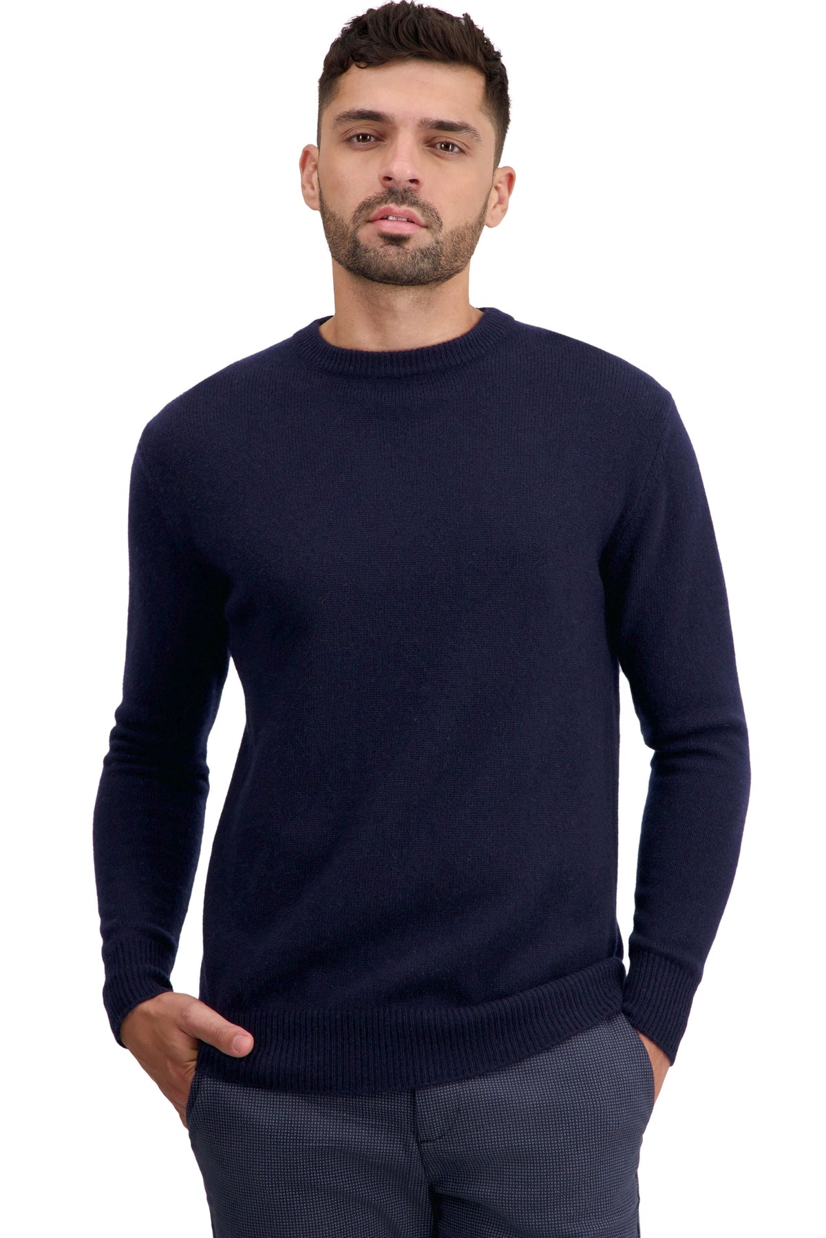 Touraine in cashmere uomo - blu marino scuro - Mahogany