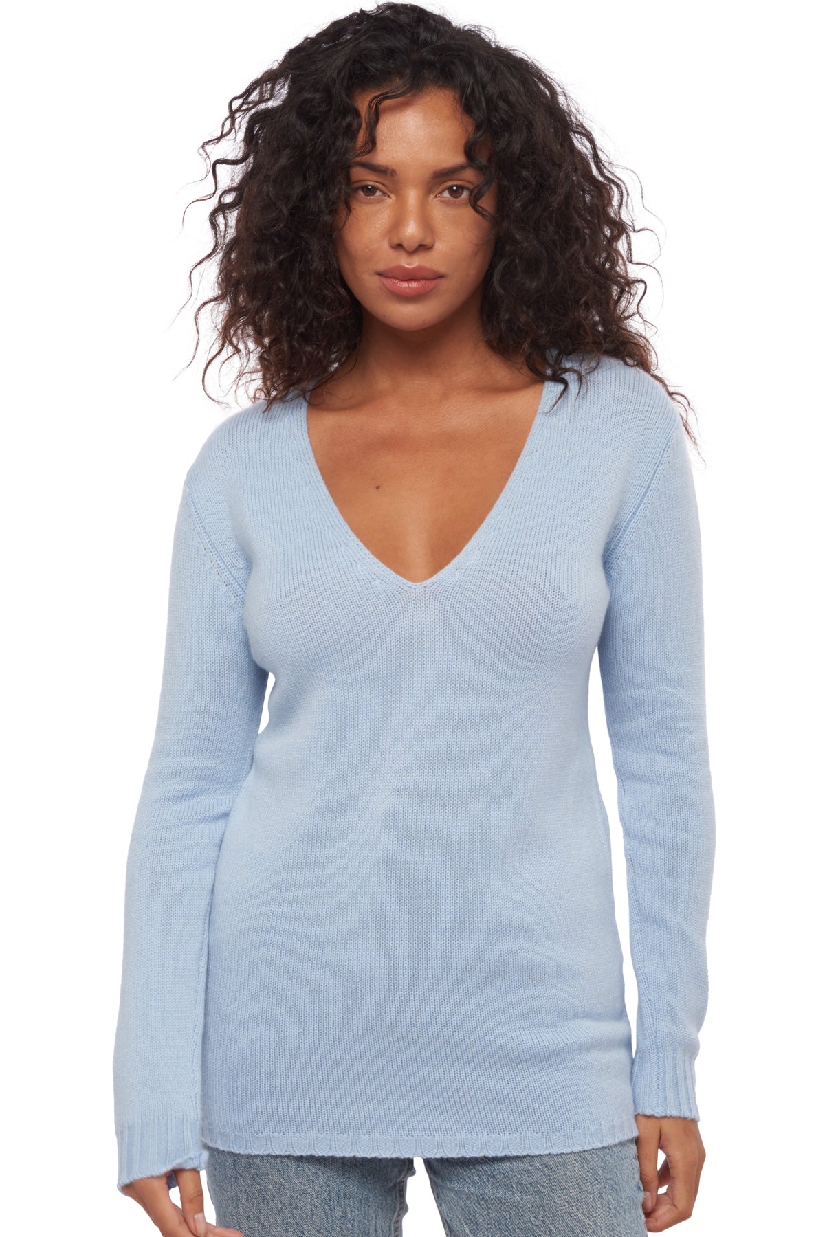 Vanessa in cashmere donna - Vista 1 - cielo - Mahogany