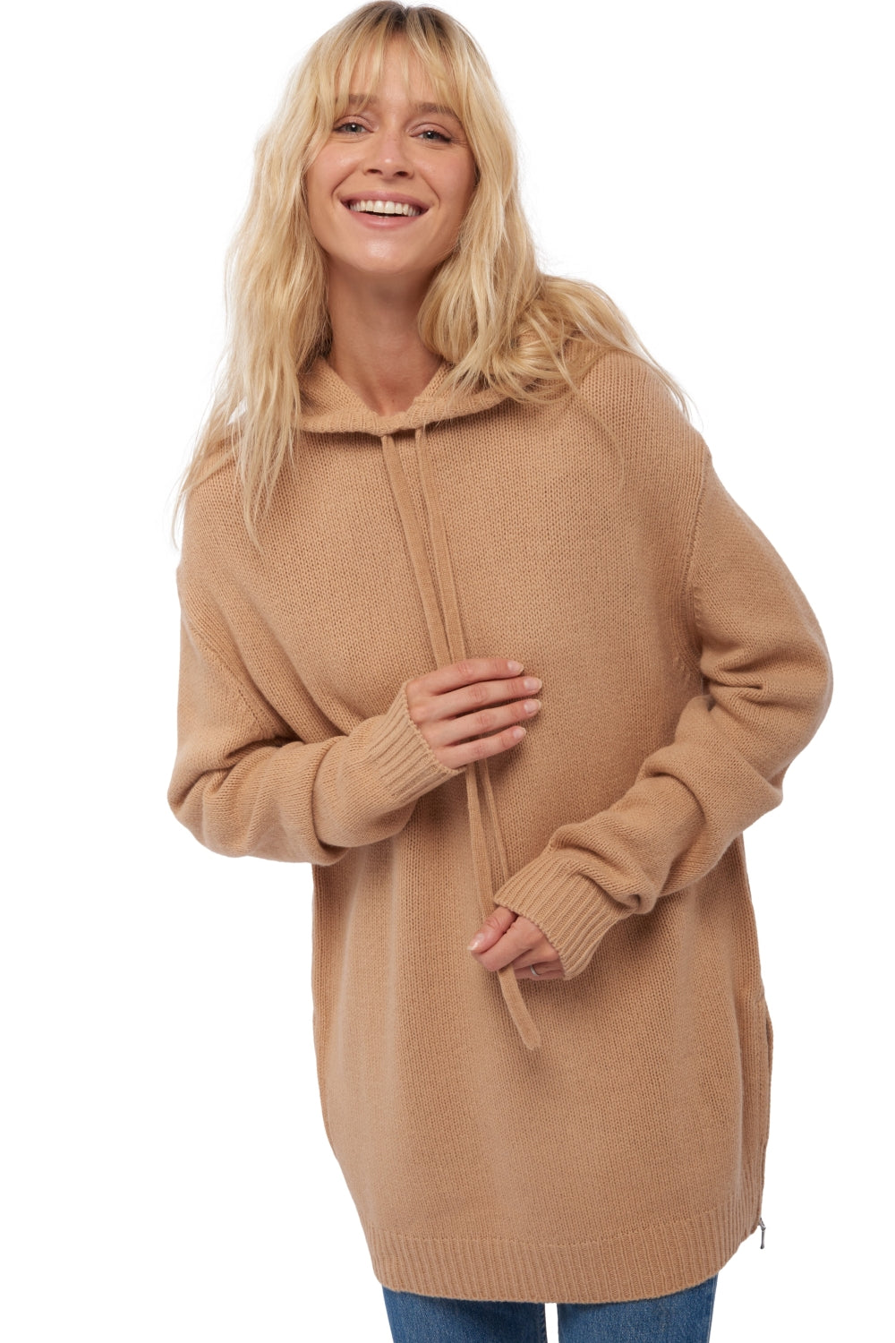 Veria in yak donna - camello - Mahogany