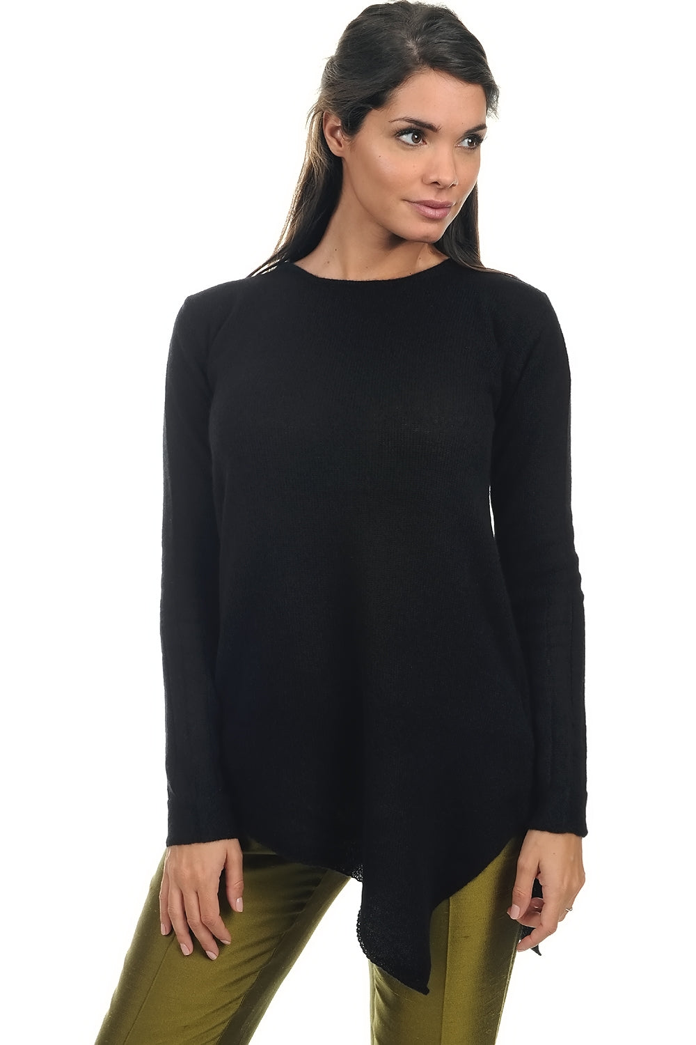 Zaia in cashmere donna - nero - Mahogany