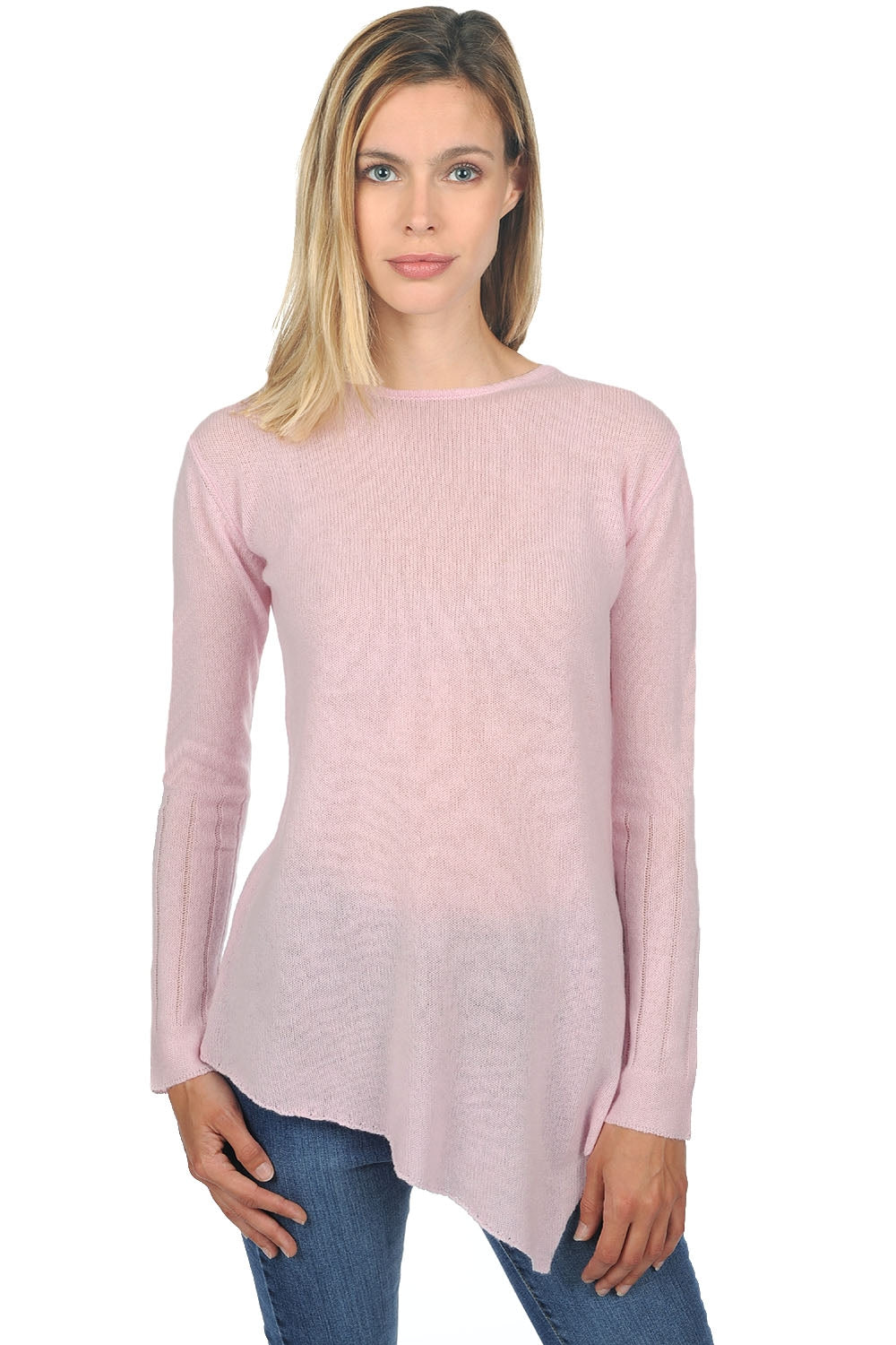 Zaia in cashmere donna - rosa confetto - Mahogany