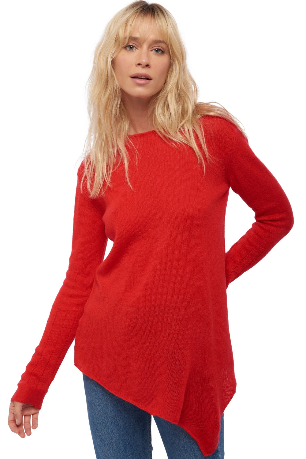 Zaia in cashmere donna - rosso - Mahogany