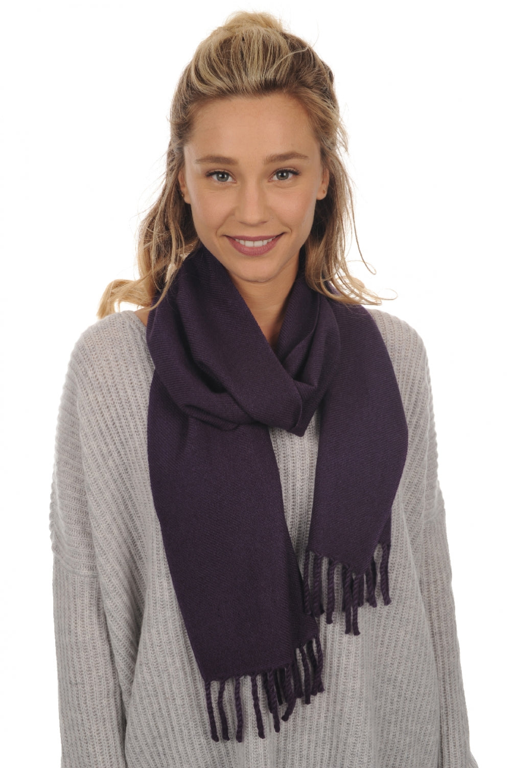 Zak170 in cashmere misto - mora - Mahogany