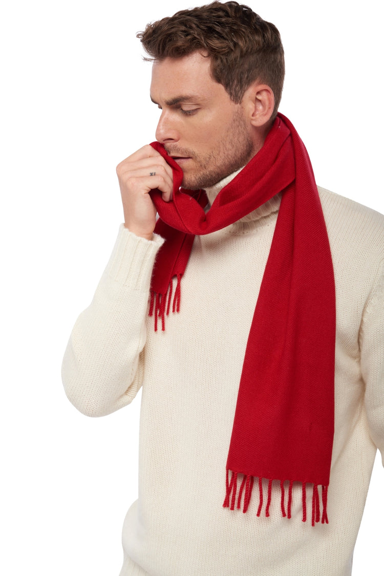 Zak170 in cashmere misto - rosso profondo - Mahogany