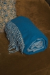 Cashmere accessori cocooning amadora 140 x 220 blu anatra beige atemporale 140 x 220 cm