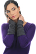 Cashmere accessori guanti ava grigio antracite 28x9cm