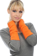 Cashmere accessori guanti ava orange 28x9cm