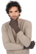 Cashmere accessori guanti manous marrone chine 27 x 14 cm