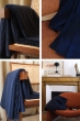 Cashmere accessori novita toodoo plain m 180 x 220 blu navy 180 x 220 cm