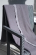 Cashmere accessori plaid fougere 130 x 190 grigio chine grigio antracite 130 x 190 cm