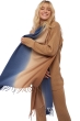 Cashmere accessori scialli vaasa cammello blu notte 200 x 70 cm