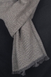 Cashmere accessori sciarpe  foulard orage grigio antracite marmotta 200 x 35 cm