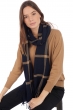 Cashmere accessori sciarpe foulard amsterdam blu notte cammello 50 x 210 cm