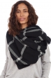 Cashmere accessori sciarpe foulard amsterdam nero flanella chine 50 x 210 cm