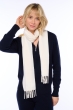 Cashmere accessori sciarpe foulard kazu170 milk 170 x 25 cm