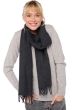 Cashmere accessori sciarpe foulard kazu200 antracite chine 200 x 35 cm