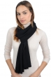 Cashmere accessori sciarpe foulard miaou nero 210 x 38 cm