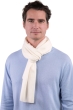 Cashmere accessori sciarpe foulard ozone natural ecru 160 x 30 cm