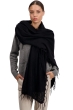 Cashmere accessori sciarpe foulard tresor nero 200 cm x 90 cm