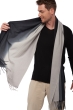 Cashmere accessori sciarpe foulard vaasa nero flanella chine 200 x 70 cm