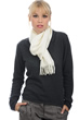 Cashmere accessori sciarpe foulard zak170 ecru 170 x 25 cm