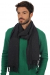Cashmere accessori sciarpe foulard zak200 antracite chine 200 x 35 cm
