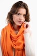 Cashmere accessori sciarpe foulard zory nectarine 200 x 50 cm