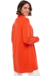 Cashmere cashmere donna maglioni in filato grosso fauve bloody orange s
