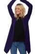 Cashmere cashmere donna maglioni in filato grosso perla deep purple 2xl