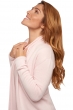 Cashmere cashmere donna maglioni in filato grosso perla rosa pallido m