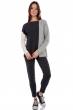 Cashmere cashmere donna pantaloni leggings arth grigio antracite 4xl
