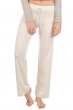 Cashmere cashmere donna pantaloni leggings malice bianco naturale 3xl