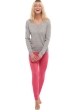 Cashmere cashmere donna pantaloni leggings xelina rosa shocking l