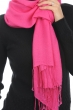 Cashmere cashmere donna scialli diamant rosa shocking 201 cm x 71 cm