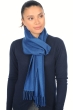 Cashmere cashmere donna sciarpe foulard kazu200 blu di prussia 200 x 35 cm