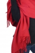 Cashmere cashmere donna sciarpe foulard niry rosso intenso 200x90cm