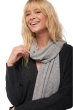 Cashmere cashmere donna sciarpe foulard ozone fog grey 160 x 30 cm
