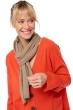 Cashmere cashmere donna sciarpe foulard ozone natural brown 160 x 30 cm