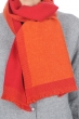 Cashmere cashmere donna sciarpe foulard tonnerre paprika rosso rubino 180 x 24 cm