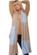 Cashmere cashmere donna sciarpe foulard verona ciel cammello 225 x 75 cm
