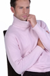 Cashmere uomo maglioni in filato grosso achille rosa pallido 2xl