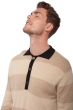 Cashmere uomo polo vecinos natural brown natural beige s