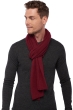 Cashmere uomo sciarpe foulard miaou bordeaux 210 x 38 cm