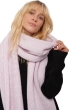 Cashmere uomo sciarpe foulard venus natural ecru lilas 200 x 38 cm