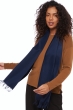 Vigogna accessori sciarpe foulard vicunazak navy 175 x 30 cm