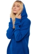 Yak cashmere donna cappotti veria blu intenso s